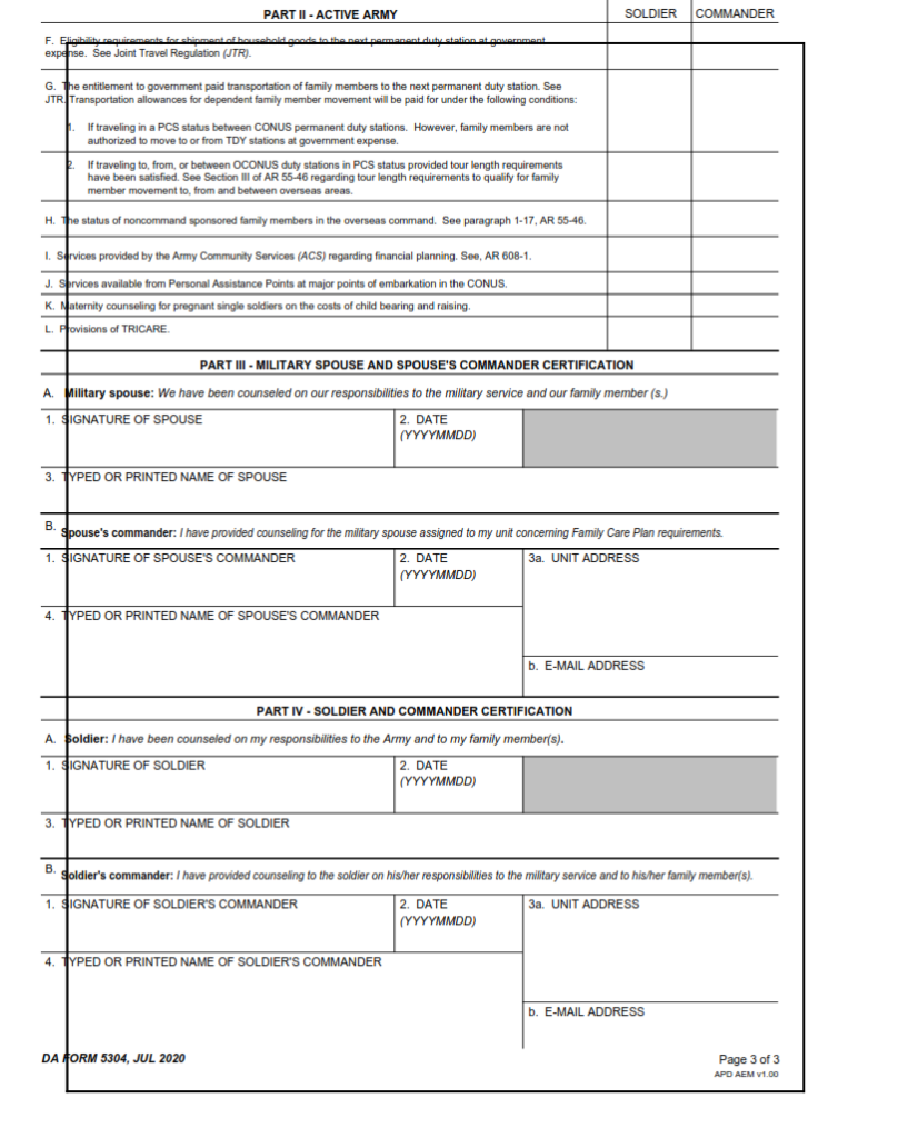 da-form-5304-family-care-plan-counseling-checklist