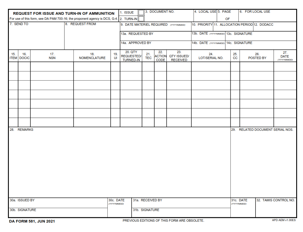 da-form-581-request-for-issue-and-turn-in-of-ammunition