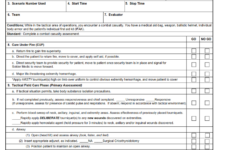 DA Form 7742 - Trauma Scenario Grade Sheet Page 1
