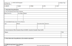 DA Form 3072 - Waiver Of Disqualification For Continued Service In The Regular Army Page 1