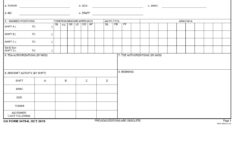 DA Form 3479-6 - ATC Facility And Personnel Status Report
