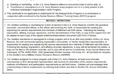 DA Form 3540-Certificate And Acknowledgement Of U.S. Army Reserve Service Requirements And Methods Of Fulfillment-Page-1