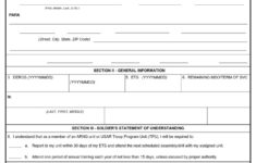 DA Form 5691 - Request For Reserve Component Assignment Orders