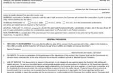 DA FORM 2099 - Contract For Sale Of Utilities And Related Services page 1