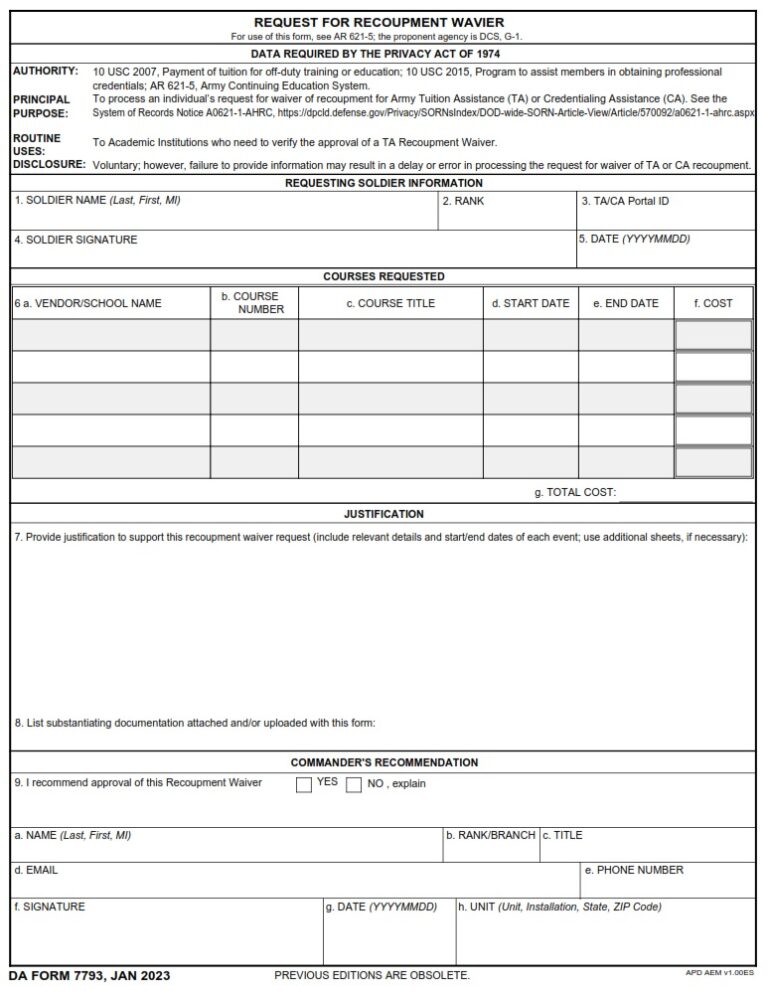 The Automated Da Form 3355 User S 2009 04 06 The Automated Da Form ...