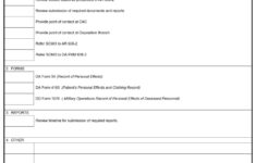 DA FORM 7406 - Summary Court Martial Officer Checklist