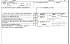 DA FORM 7305 - Worksheet For Telephonic Notification Of Aviation Accident Incident
