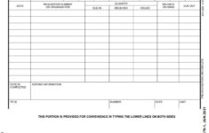 DA FORM 479-1 - Publication And Blank Form Stock Record Card (Visible File) Page 1